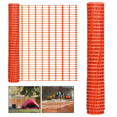 Bauzaun Absperrzaun Sichtschutznetz 30m/50m/80m Gitterzaun Kunststoff Warnzäune - Bild 1 von 4