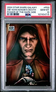2024 Star Wars Galaxy #PD3 Obi-Wan Kenobi's Death PSA 10 Power of the Dark Side - Picture 1 of 2