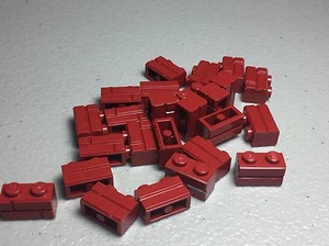 LEGO Lote de 25 Ladrillos de Perfil de Masonería 1x2 Rojo Oscuro - NUEVO - Auténtico LEGO 98283 - Imagen 1 de 7