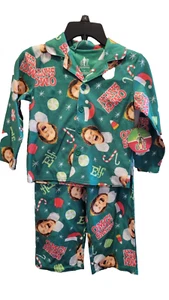 Kids Buddy the Elf Christmas Pajamas 2 Piece Set Size 4 New - Picture 1 of 4