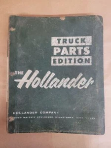 HOLLANDER 1972 TRUCK PARTS EDITION INTERCHANGE MANUAL - Bild 1 von 12