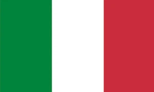 Lot of 10 Italy Flag Face Stickers 1013 - 1.5" x 2.5" - Picture 1 of 1