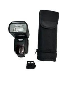 Sunpak DF4000U Hot-Shoe External Flash with Pouch for Canon & Nikon DSLR Camera - Picture 1 of 8