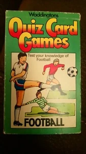Vintage Waddingtons Quiz Card Games Football 1978 - Picture 1 of 3