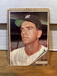 1962 Topps #65 Bobby Richardson Yankees - Picture 1 of 2