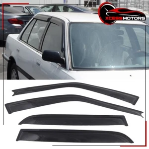 Juego de 4 viseras deflectores para ventana lateral Honda Civic 88-91 para sedán PC - Imagen 1 de 9