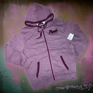 *PARISH NATION* LIGHT BURGUNDY BIG & TALL ZIP UP HOODIES (FULL ZIP) - Bild 1 von 2