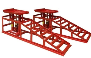COPPIA RAMPE SOLLEVAMENTO AUTO HIGHT QUALITY CR05, TAGLIANDO AUTO 2 TONNELLATE - Imagen 1 de 3