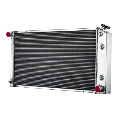 3 Rows Aluminum Radiator For 1977-1992 1987 Cadillac DeVille Fleetwood Brougham - Image 1 of 4