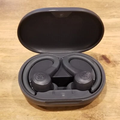 JLab Go Air Sport Ear Buds Bluetooth Wireless Black Over Ear 0902 - Image 1 of 4