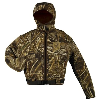 Men's 3mm Neoprene Hunting Fishing Wading Jacket Realtree Max 5 Size 2XL - Image 1 of 2