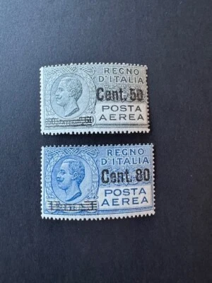 Italy MLH SC#C10-11 (1927) F/VF SCV $84.00 - Image 1 of 2