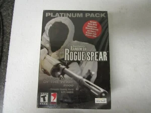 RAINBOW SIX: Rogue Spear - PLATINUM PACK - PC Game VINTAGE - Retail Box - NEW - Picture 1 of 7
