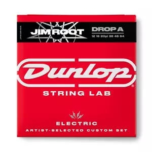 JEU DE CORDES GUITARE ELECTRIQUE JIM ROOT 12-64 DROP A DUNLOP JRN1264DA - Imagen 1 de 1