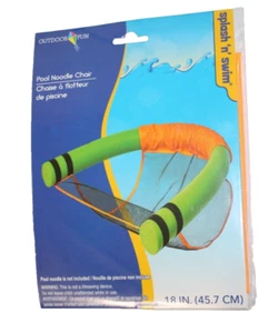 Splash n Swim Pool Noodle Chair 18" Noodle Not Included Orange - Bild 1 von 2