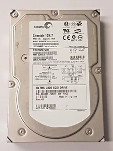 73 GB Seagate Cheetah 10K.7 ST373207LW Ultra320 SCSI 68pin 8MB 3,5 Hard Drive - Picture 1 of 1