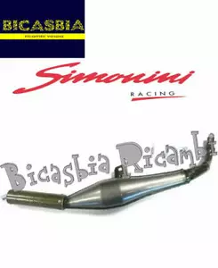 14889 MARMITTA ESPANSIONE SIMONINI SILENZIATORE CARBONIO DM 22 PIAGGIO 50 GRILLO - Bild 1 von 1