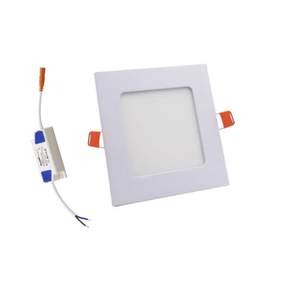 SILAMP Faretto LED Incasso 6W Quadrato slim 117mm Switch 3000-4200-6400k F.I.104-112mm