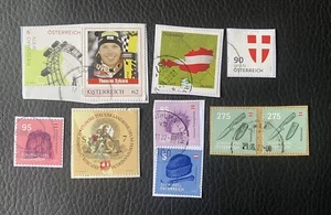 Lot von 10 Briefmarken Österreich verschiedene Jahre - noch auf Frag Briefmarken - F43 - Bild 1 von 1