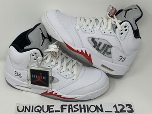 Jordan 5 Retro x Supreme White 2015 for Sale | Authenticity Guaranteed |  eBay