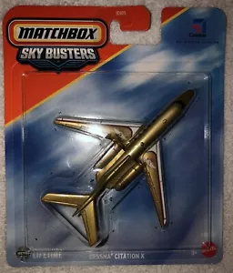 Matchbox Sky Busters #10/32 Cessna Citation X DORADO NUEVO LANZAMIENTO 2025 ENVÍO RÁPIDO - Imagen 1 de 2