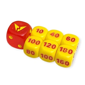 Vivid Voltage Pokemon Collectible Damage Dice: Yellow and Orange - Picture 1 of 2