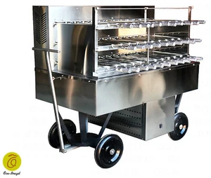 Brazilian Charcoal Grill - 32 Skewers - Professional Grade - BBQ Catering Master - Picture 1 of 9