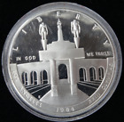 1984-S dollar olympique en argent épreuve commémorative comme neuf 1 90 $ avec capsule