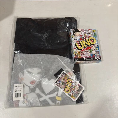 Camiseta Unisex Tokidoki X Uno Collaboration Negra XL Y Uno Deck Foto 1 de 4