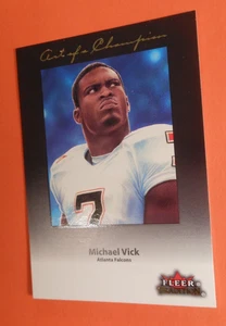 2001 Fleer Tradition Art of a Champion Michael Vick #10AC Rare Insert Rookie - Picture 1 of 5