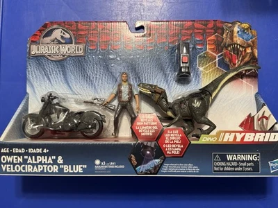 NEW! Jurassic World Dino Hybrid Owen Alpha Velociraptor Blue Raptor Figure 2015 - Image 1 of 3