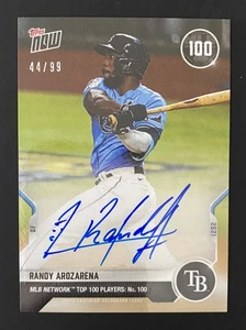 2021 Topps Now MLB Network's Top 100 Randy Arozarena Auto /99 - Bild 1 von 2