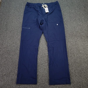 FIGS Scrub Hose Herren XL marineblau Kairo Cargo Stretch technische Kollektion Krankenschwester neu mit Etikett - Bild 1 von 13