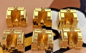 Vintage Monopoly Franklin Mint 24K Gold Plated Replacement Hotel Collectible x 1 - Foto 1 di 4