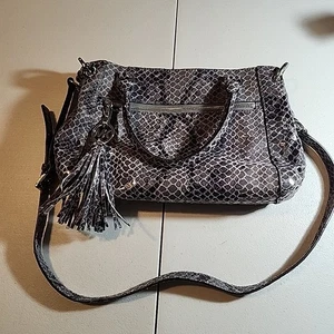 MICHAEL MICHAEL KORS Umhängetasche Schultertasche grau Python geprägtes Leder - Bild 1 von 12