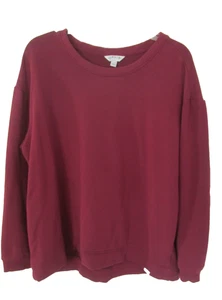 Orvis Women's Sweatshirt Burgandy Super Soft Modal Cozycore Size XL - Picture 1 of 3
