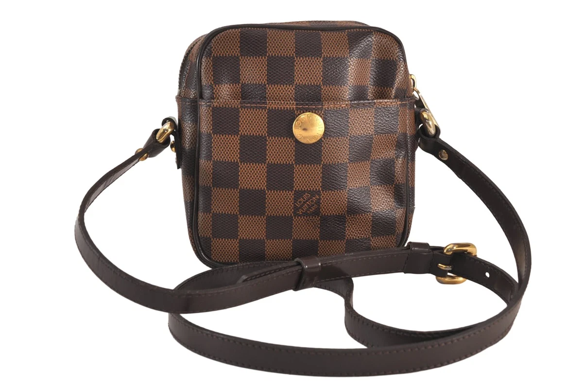 Authentic Louis Vuitton Damier Rift Shoulder Cross Body Bag N60009
