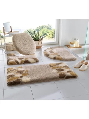 Kleine Wolke Badevorleger Badteppich 50 x 80 cm Duschvorlger beige Gr. 3 NEU - Bild 1 von 2