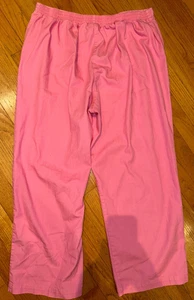 Alfred Dunner Hose Damen 18 rosa Pull On Business Freizeit Taschen Gummibund - Bild 1 von 2