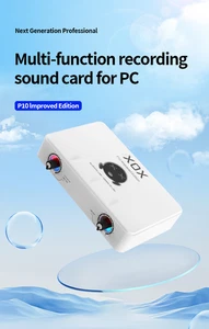 P10 USB audio interface for Pc/Phone Live Stream Sing,Game with software panel - Picture 1 of 26
