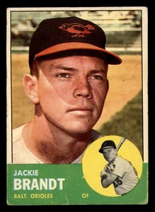 1963 Topps #65 Jackie Brandt Orioles - Bild 1 von 2