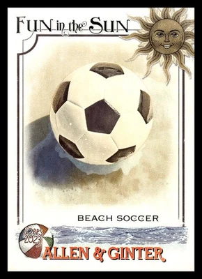 2023 Topps Allen & Ginter #FITS-8 Beach Soccer Fun in the Sun - Image 1 of 2