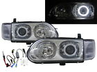 Space Gear 98-07 Halo Hid W/Corner Lamp Feux Avant Phare Ch For Mitsubishi Lhd