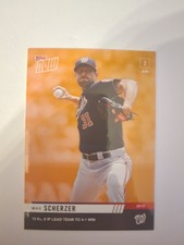 2019 TOPPS NOW #ODB-11 MAX SCHERZER ROAD TO OPENING DAY BONUS - 15 Ks
