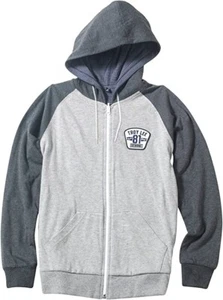 Troy Lee Designs TLD Youth Redstone Zip-Up Hoodie Jacket Heather Grey Medium New - Picture 1 of 1