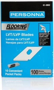Personna 61-0802 LVT Flooring Replacement Blades 10 Packs of 10 (100 Total) G2 - Picture 1 of 9