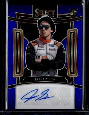 Jake Garcia 2024 Select Racing Signatures Blue Prizm Auto RC 08/99 #S-JGC! - Image 1 of 2