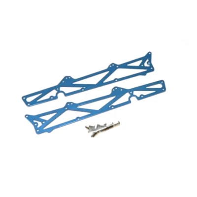 NEW STRC Aluminum TVP Side chassis plates (1 pair) Blue : Raider / Granite / - Image 1 of 2