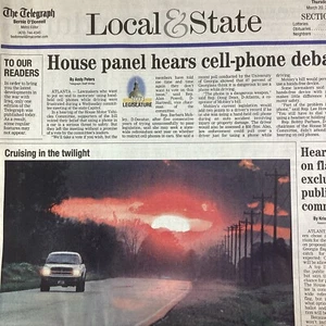 Macon Georgia Telegraph Newspaper March 20, 2003 Local Houston Pender - Picture 1 of 22