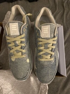Fila Mindblower X Embellish Denim desgastado talla 11 stock muerto muy limitado raro - Imagen 1 de 5